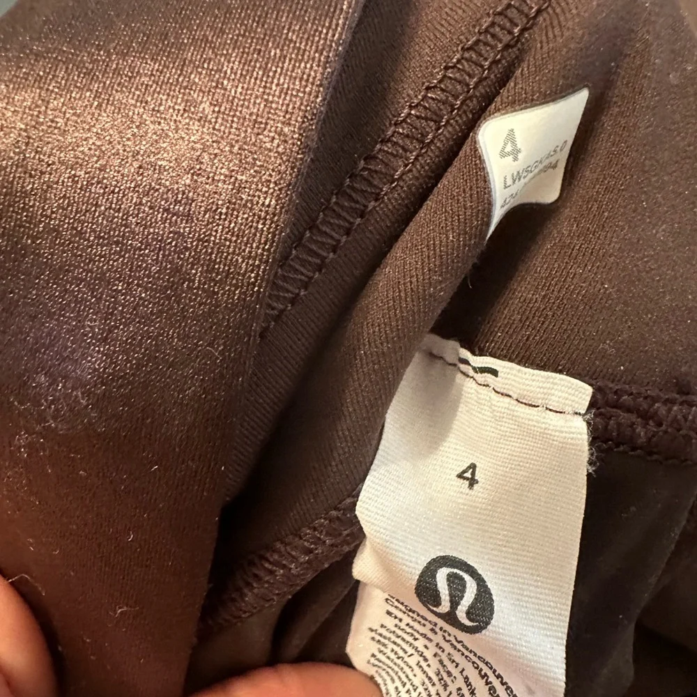 lululemon athletica Chocolate Brown Skinny Leggings - Picture 2 of 5